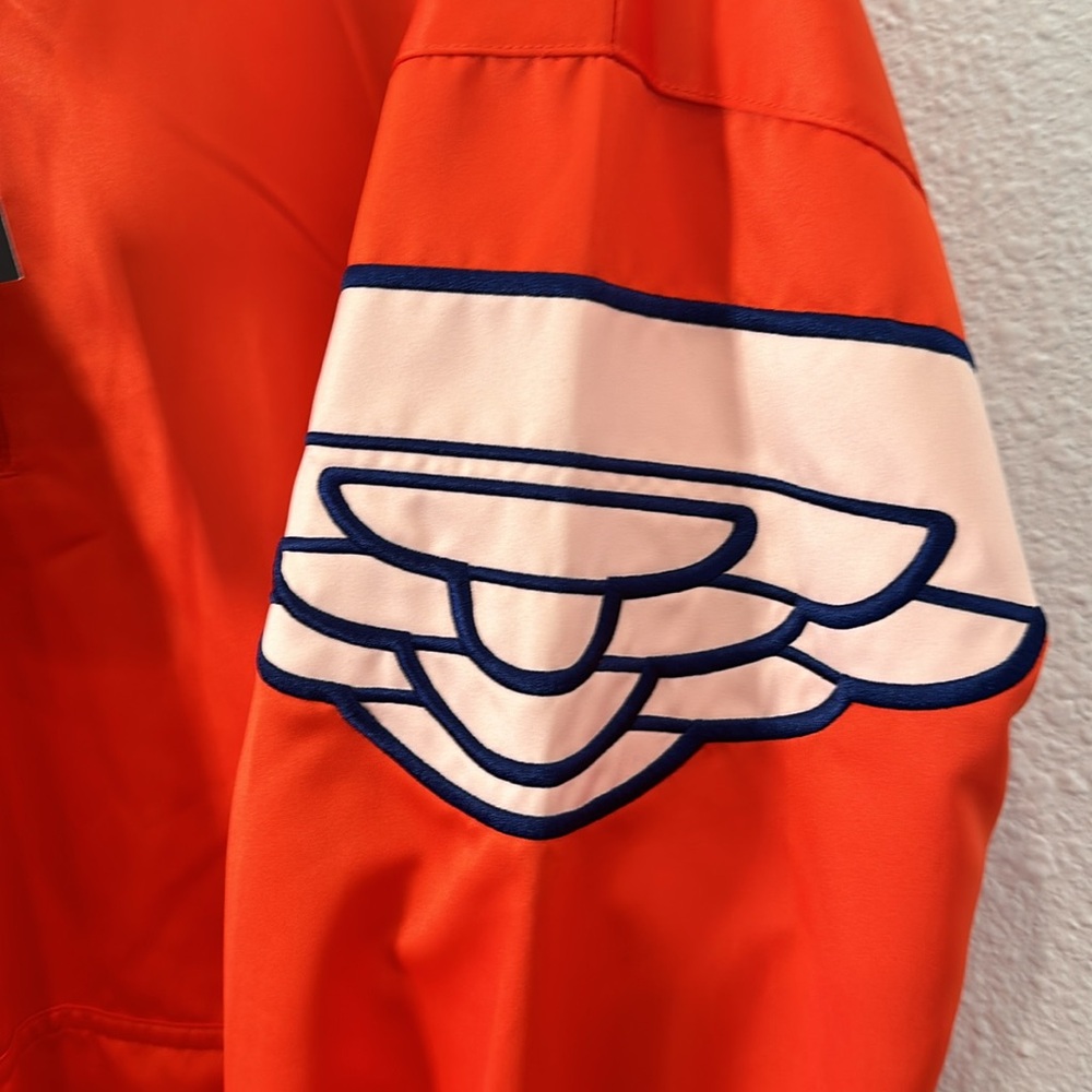 Air Jordan quarter zip jacket men’s new with tags orange wings medium - Picture 5 of 5